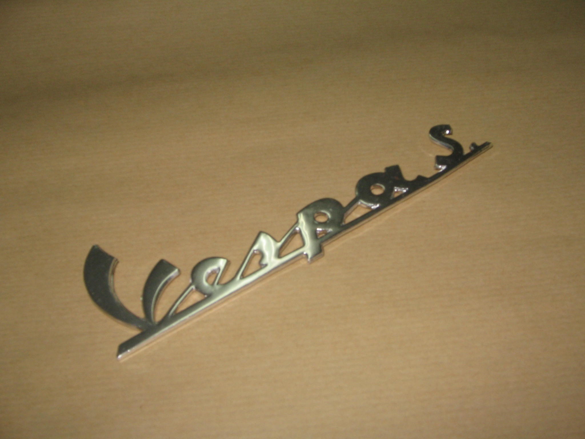 SCRITTA PER VESPA IN ALLUMINIO N.20500